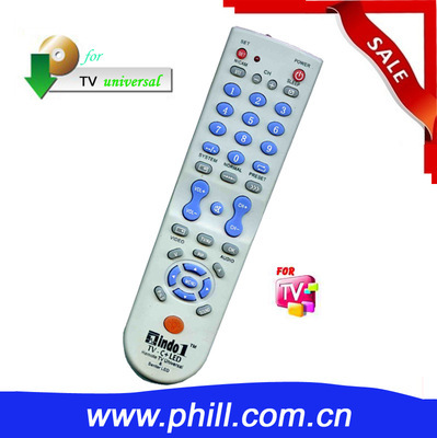【新款ABS外壳多功能电视机遥控器,TV-B适用于95%品牌电视】价格,厂家,图片,其他影音电器配附件,安徽菲尔电子-